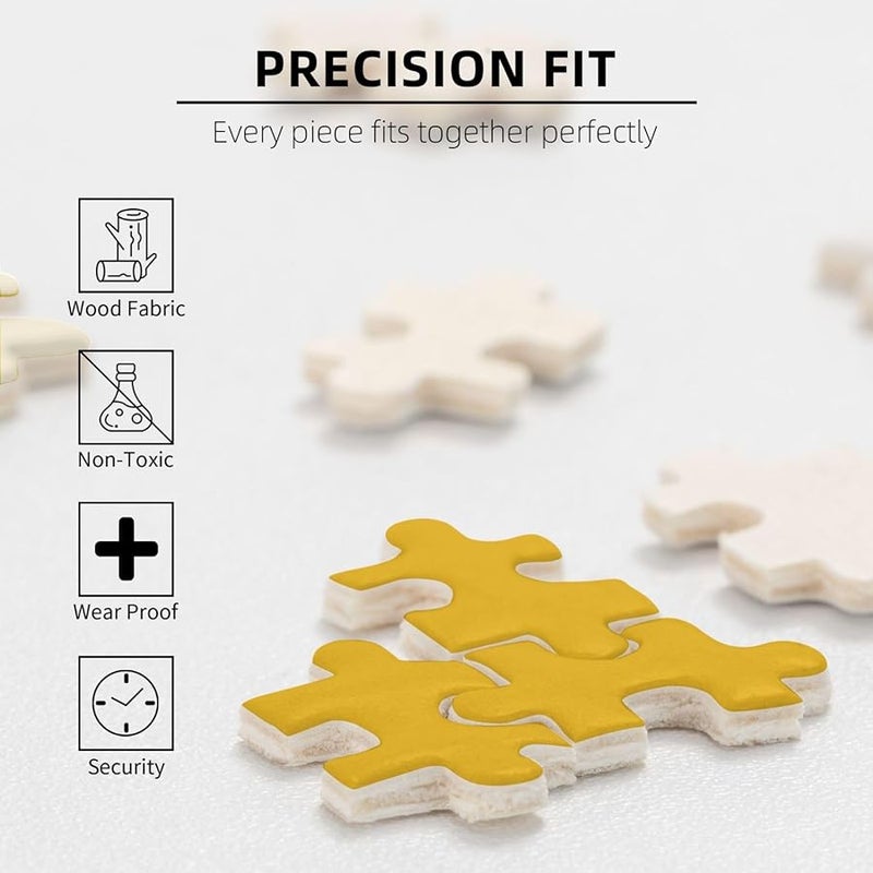 Phayah 500 قطعة لغز الذهب للبالغين ديكور المنزل هدية عيد ميلاد 20.4 × 15 - Image 5